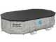 Bestway Steel Pro Max Splashview 56946 - 488x305x107 cm - Piscine ovale pour 7-8 personnes