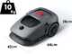 MOVA 600 KIT - Robot tondeuse - Sans installation - Avec Kit de 81 lames de rechange
