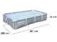 Bestway Steel Pro 561FT - 366x201x66 cm - Piscine hors-sol pour 5-6 personnes