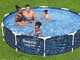 Bestway Steel Pro 56985 - 305x305x66 cm - Piscine ronde pour 3-4 personnes