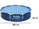 Bestway Steel Pro 56985 - 305x305x66 cm - Piscine ronde pour 3-4 personnes