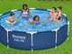 Bestway Steel Pro 56677 - &Oslash;305x76 cm - Piscine ronde pour 3-4 personnes