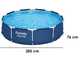 Bestway Steel Pro 56677 - &Oslash;305x76 cm - Piscine ronde pour 3-4 personnes