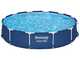 Bestway Steel Pro 56706 - &Oslash;366x76 cm -Piscine ronde pour 5-6 personnes
