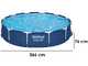 Bestway Steel Pro 56706 - &Oslash;366x76 cm -Piscine ronde pour 5-6 personnes