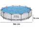 Bestway Steel Pro Max 56416 - &Oslash;366x76 cm - Piscine ronde pour 5-6 personnes