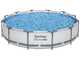 Bestway Steel Pro Max 56416 - &Oslash;366x76 cm - Piscine ronde pour 5-6 personnes