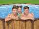 Bestway Steel Pro Max Splashview 56725 - &Oslash;488x122 cm - Piscine ronde pour 9-10 personnes