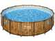 Bestway Steel Pro Max Splashview 56725 - &Oslash;488x122 cm - Piscine ronde pour 9-10 personnes