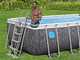 Bestway Steel Pro Max Splashview 561MB - 488x244x122 cm - Piscine hors-sol pour 5-6 personnes