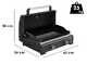 Campingaz Onyx 2 - Plancha &agrave; gaz portable avec couvercle