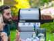 Campingaz 3 Series Woody LX - Barbecue &agrave; gaz - Tablettes lat&eacute;rales pliantes