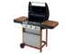 Campingaz 3 Series Woody LX - Barbecue &agrave; gaz - Tablettes lat&eacute;rales pliantes