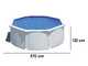 Gre Atlantis Ronde &Oslash;350 x 120cm - Piscine hors-sol en acier - Filtre Aqualoon