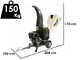 BlackStone DSP 180 L - Broyeur &agrave; essence - avec moteur &agrave; essence Loncin de 420 cm3