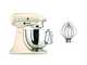 KitchenAid Artisan 5KSM125-EAC Cr&egrave;me - Batteur m&eacute;langeur plan&eacute;taire avec t&ecirc;te relevable