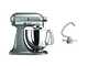 KitchenAid Artisan 5KSM125-ECU Argent - Batteur m&eacute;langeur plan&eacute;taire avec t&ecirc;te relevable
