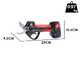 Blue Bird PS 23-28C Faster - S&eacute;cateur de taille &eacute;lectrique - 2x 16,8 V 2,5 Ah - Diam&egrave;tre de coupe 28 mm