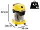 Karcher WD 3 S V-19/4/20 - Aspirateur multifonction - Bidon en acier INOX - 19 L