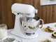 KitchenAid Artisan 5KSM125-EPL Porcelain White - Batteur m&eacute;langeur plan&eacute;taire avec t&ecirc;te relevable