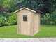 Alce Hobby 146x146 - Abri de jardin en bois - Avec fen&ecirc;tre &agrave; l'avant - 146x146x204 cm