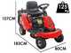BlueBird TR P 62H - Tracteur tondeuse mini-rider - Moteur 224 cm&sup3;