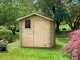 Alce Livia 198x130 - Abri de jardin en bois - Avec fen&ecirc;tre frontale - 198x130x205 cm