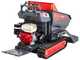 Benassi H660CS - Brouette &agrave; moteur sur chenilles - Benne dumper hydraulique avec pelle - Capacit&eacute; charge 600 Kg - Transmission hydrostatique