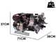 Comet MTP P40/20 BA (CE) - Motopompe thermique pour pulv&eacute;risation - moteur Loncin G200F - version pour acides et produits chimiques