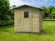 Alce Vaniglia 200x207  - Abri de jardin en bois - Avec fen&ecirc;tre frontale - 200 x 207 x 214 cm