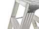 Escabeau double en aluminium 1031, 2x5 marches, 1,20 m