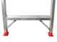 &Eacute;chelle double en aluminium 1031, 2x7 marches, 1,70 m