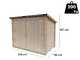 Alce Eureka 218x130 - Abri de jardin en bois - Toit &agrave; une pente - 218x130x167 cm