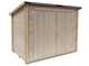 Alce Eureka 218x130 - Abri de jardin en bois - Toit &agrave; une pente - 218x130x167 cm