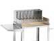 Ompagrill BetSteel 56690/X - Barbecue &agrave; bois et charbon