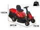 BlueBird TR P 74H - Tracteur tondeuse mini-rider - Moteur 352 cm3