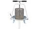 Enotecnica Pillan &ndash; Pressoir &agrave; vis pour fruits et l&eacute;gumes 9 L &ndash; Cage en acier inoxydable