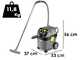 Karcher Pro NT 30/1 Ap Te L - Aspirateur solides et liquides - Bac de collecte 30 L - 1380W