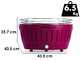 LotusGrill LG G435 U PU - Barbecue portable pour l'ext&eacute;rieur XL - Coque violette