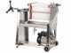 Enotecnica Pillan F20 - Filtre &agrave; plaques pour vin sur chariot - Ch&acirc;ssis en acier INOX et pompe NOVAX