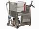Enotecnica Pillan F20 - Filtre &agrave; plaques pour vin sur chariot - Ch&acirc;ssis en acier INOX et pompe NOVAX