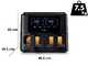 Ariete 4631 - Friteuse &agrave; air double vitrage 9 L