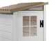 Garofalo Tuscany Evo 100 Terrace - Abri de jardin - Avec fen&ecirc;tre et porte &agrave; un battant - 82,5 x 122,5 x 201 cm