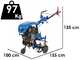 EuroMech YET 300 - Motobineuse diesel 7 CV - D300 208 cm3