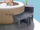 Intex - Banquette &agrave; 2 places moyennes + 2 places hautes pour spa rond