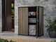 Keter Signature Venetian - Armoire &agrave; outils de jardin - 140 x 73 x 170 cm