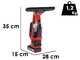 Einhell BRILLIANTO - Nettoyeur de vitres &agrave; batterie - aspire r&eacute;sidu humide - 18V/4Ah