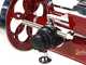 BERKEL B2 Rouge - Trancheuse &agrave; volant avec socle - &Agrave; lames en acier chrom&eacute; de 265 mm