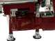 BERKEL B2 Rouge - Trancheuse &agrave; volant avec socle - &Agrave; lames en acier chrom&eacute; de 265 mm