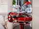 BERKEL B2 Rouge - Trancheuse &agrave; volant avec socle - &Agrave; lames en acier chrom&eacute; de 265 mm